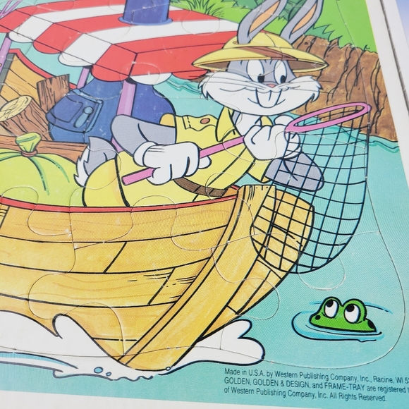 Vintage Looney Tunes and Adventures of Batman Frame-Tray Puzzles Golden Books - Picture 7 of 16